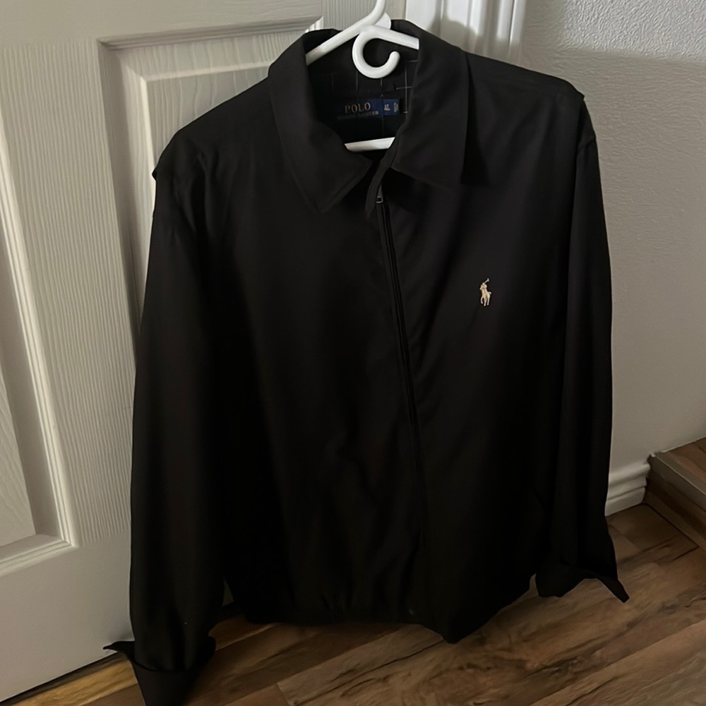 Ralph Lauren Lightweight Windbreaker (Black)LT Tall